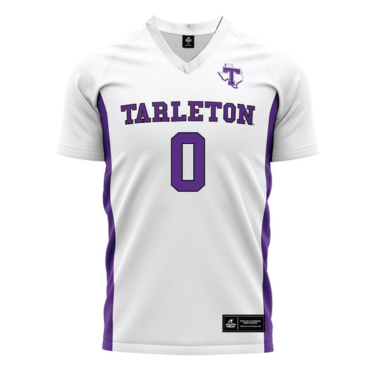 Tarleton State - NCAA Women's Soccer : Jaelyn Gardner - White Soccer Jersey-0
