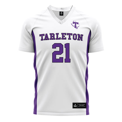 Tarleton State - NCAA Women's Soccer : Sammy Schulze - White Soccer Jersey-0