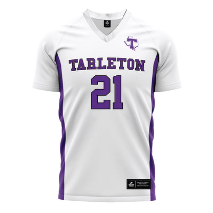 Tarleton State - NCAA Women's Soccer : Sammy Schulze - White Soccer Jersey-0