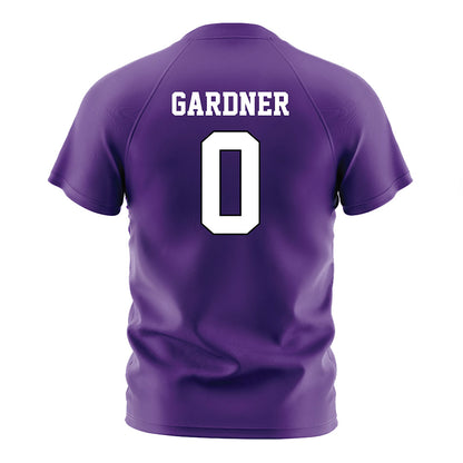 Tarleton State - NCAA Women's Soccer : Jaelyn Gardner - Purple Soccer Jersey-1