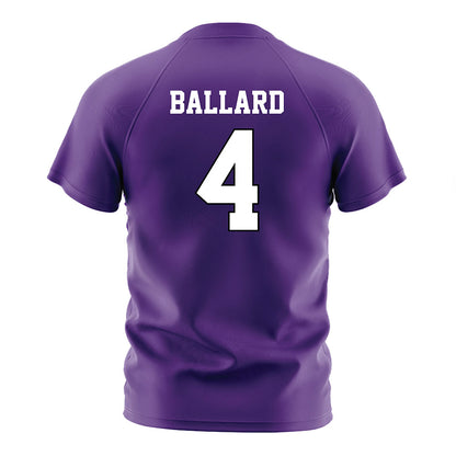 Tarleton State - NCAA Women's Soccer : Zoe Ballard - Purple Soccer Jersey-1