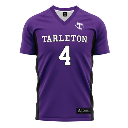 Tarleton State - NCAA Women's Soccer : Zoe Ballard - Purple Soccer Jersey-0