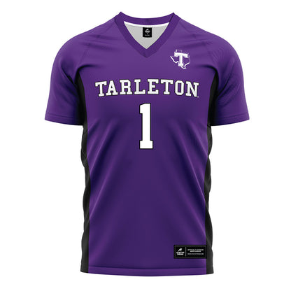 Tarleton State - NCAA Women's Soccer : Rylie Bloomfield - Purple Soccer Jersey-0