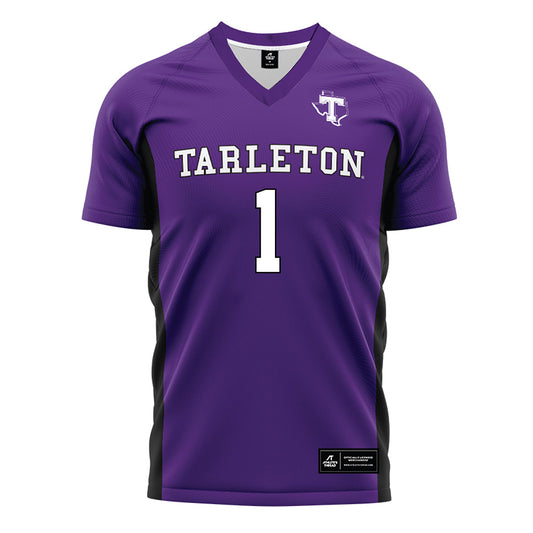 Tarleton State - NCAA Women's Soccer : Rylie Bloomfield - Purple Soccer Jersey-0