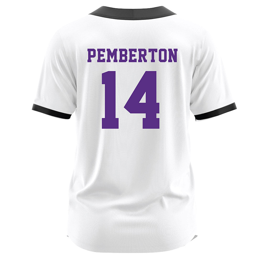 Tarleton State - NCAA Softball : Avery Pemberton - White Jersey-1