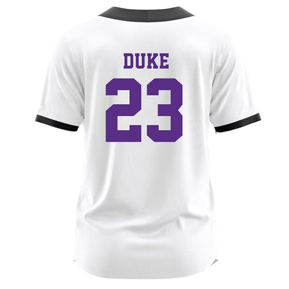 Tarleton State - NCAA Softball : Jaelynn Duke - White Jersey-1