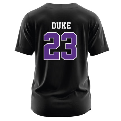 Tarleton State - NCAA Softball : Jaelynn Duke - Black Jersey-1
