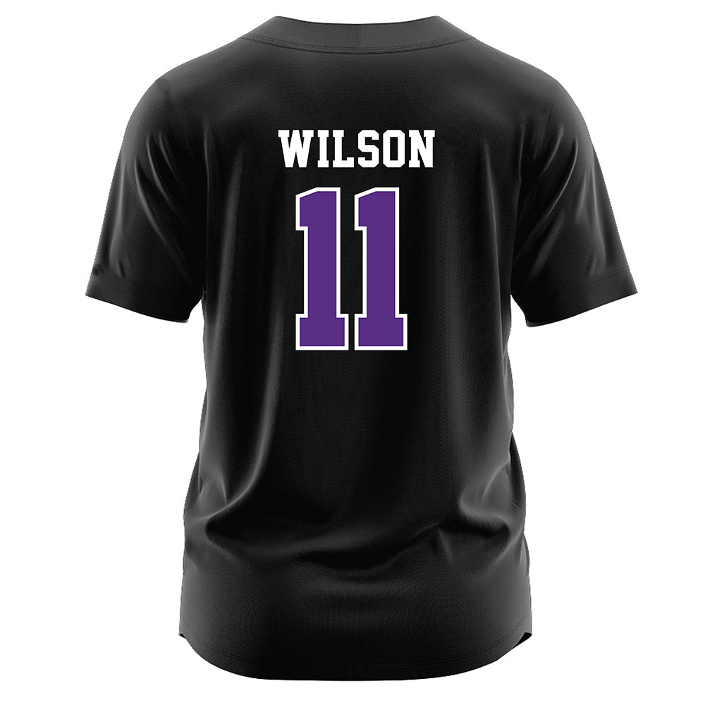 Tarleton State - NCAA Softball : Mikayla Wilson - Black Jersey-1