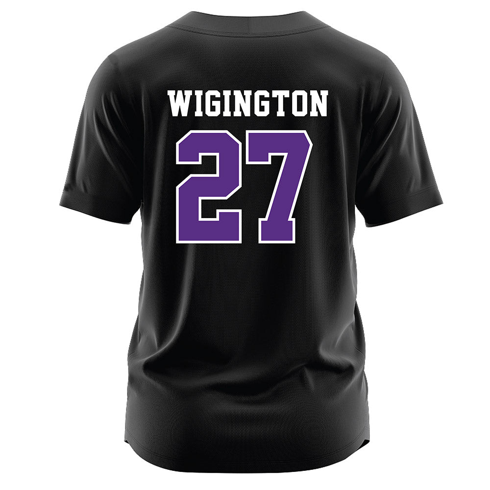 Tarleton State - NCAA Softball : Hailey Wigington - Black Jersey-1