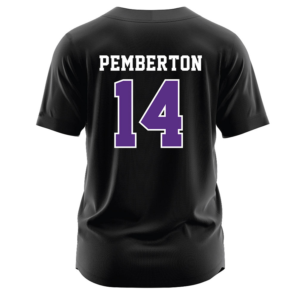 Tarleton State - NCAA Softball : Avery Pemberton - Black Jersey-1
