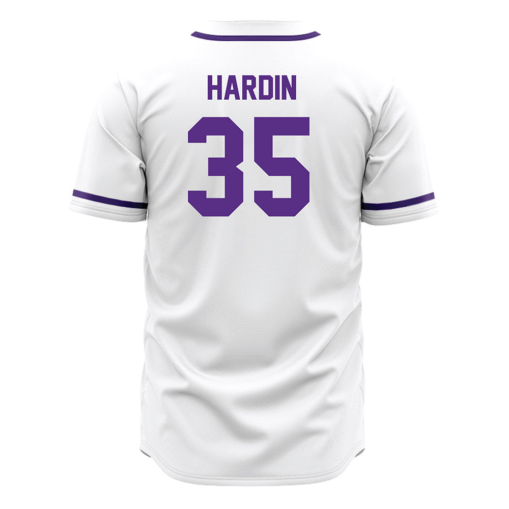 Tarleton State - NCAA Baseball : Andrew Hardin - White Jersey-1