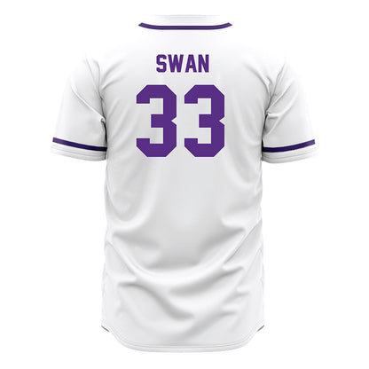 Tarleton State - NCAA Baseball : Kasey Swan - White Jersey-1