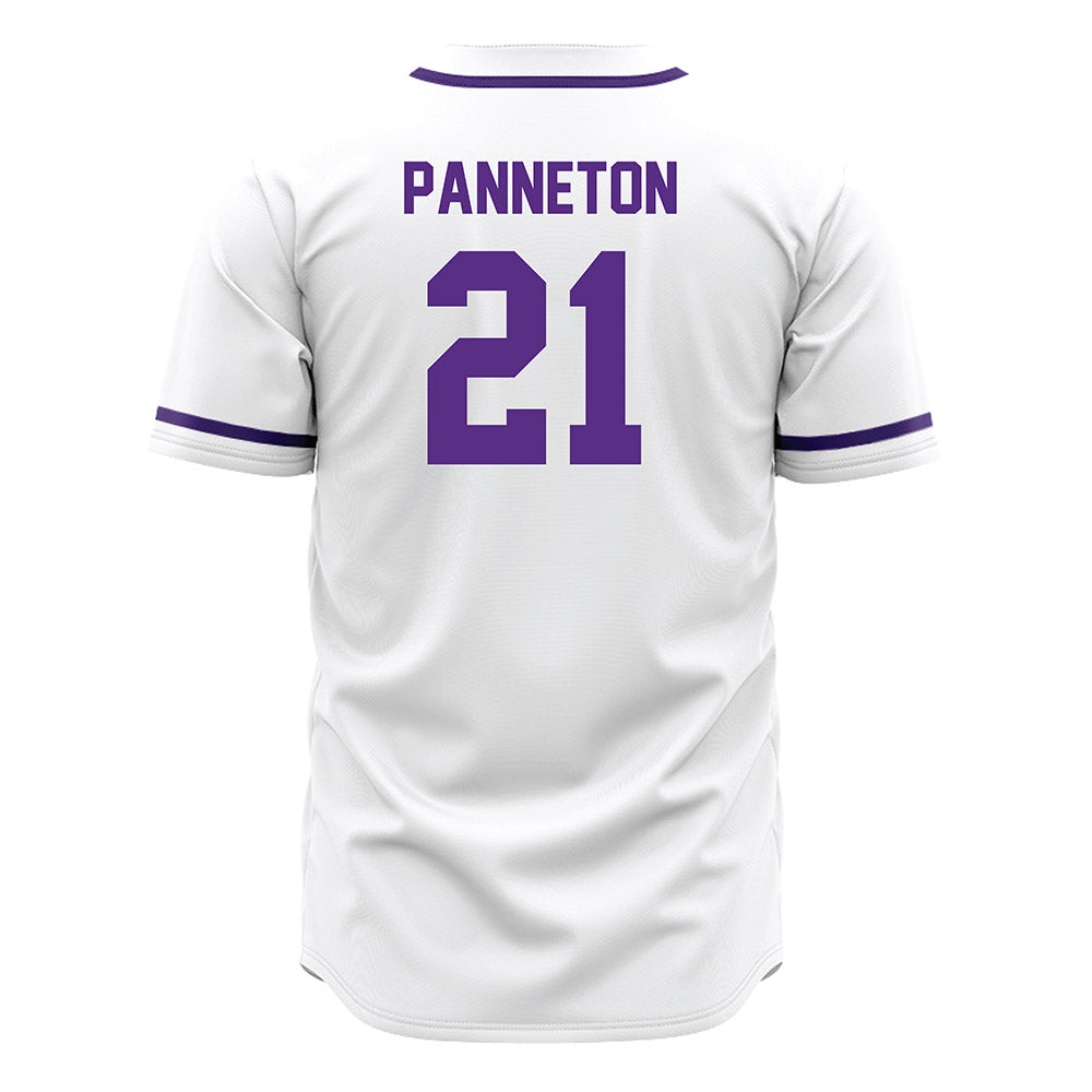 Tarleton State - NCAA Baseball : Brian Panneton - White Jersey-1