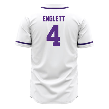Tarleton State - NCAA Baseball : Brady Englett - White Jersey-1