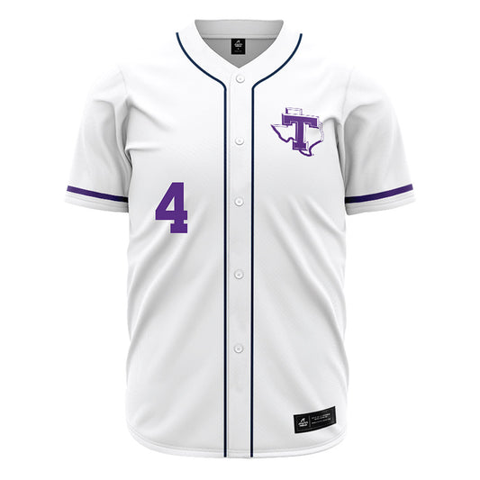 Tarleton State - NCAA Baseball : Brady Englett - White Jersey-0