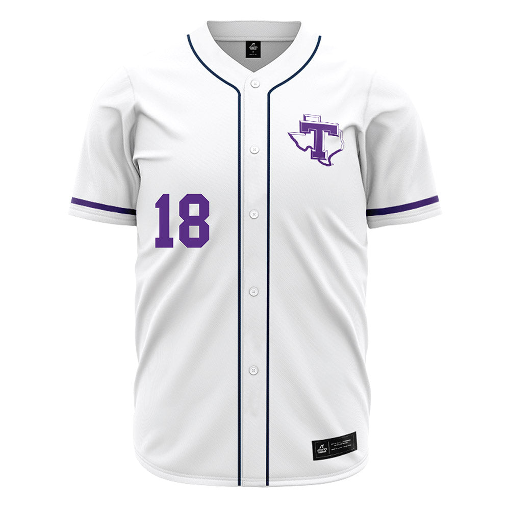 Tarleton State - NCAA Baseball : Tai Phetluangsy - White Jersey-0