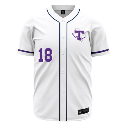 Tarleton State - NCAA Baseball : Tai Phetluangsy - White Jersey-0