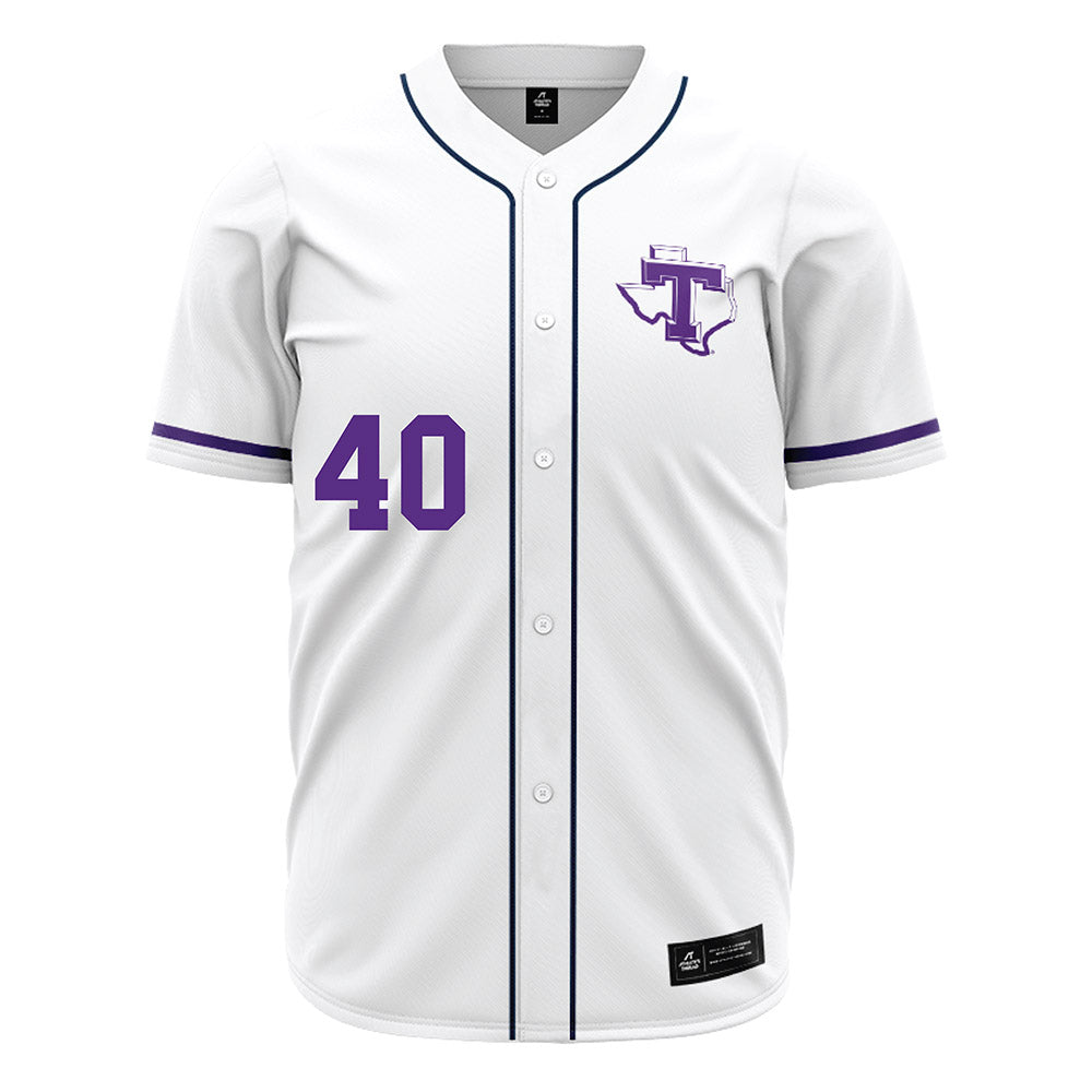 Tarleton State - NCAA Baseball : Matthew McCullough - White Jersey-0