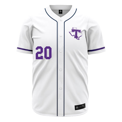 Tarleton State - NCAA Baseball : Braden Gostisha - White Jersey-0