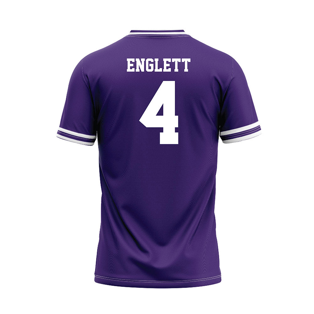 Tarleton State - NCAA Baseball : Brady Englett - Purple Jersey-1