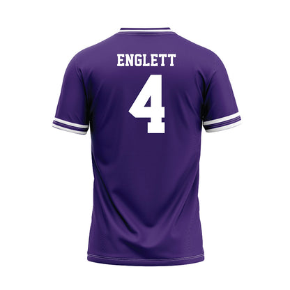 Tarleton State - NCAA Baseball : Brady Englett - Purple Jersey-1