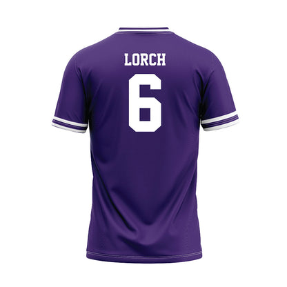 Tarleton State - NCAA Baseball : Carson Lorch - Purple Jersey-1