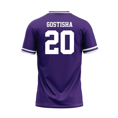 Tarleton State - NCAA Baseball : Braden Gostisha - Purple Jersey-1