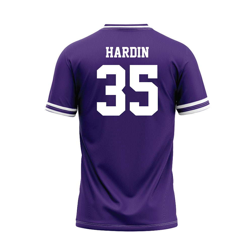 Tarleton State - NCAA Baseball : Andrew Hardin - Purple Jersey-1