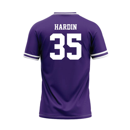 Tarleton State - NCAA Baseball : Andrew Hardin - Purple Jersey-1