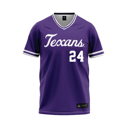 Tarleton State - NCAA Baseball : Aden Lucas - Purple Jersey-0