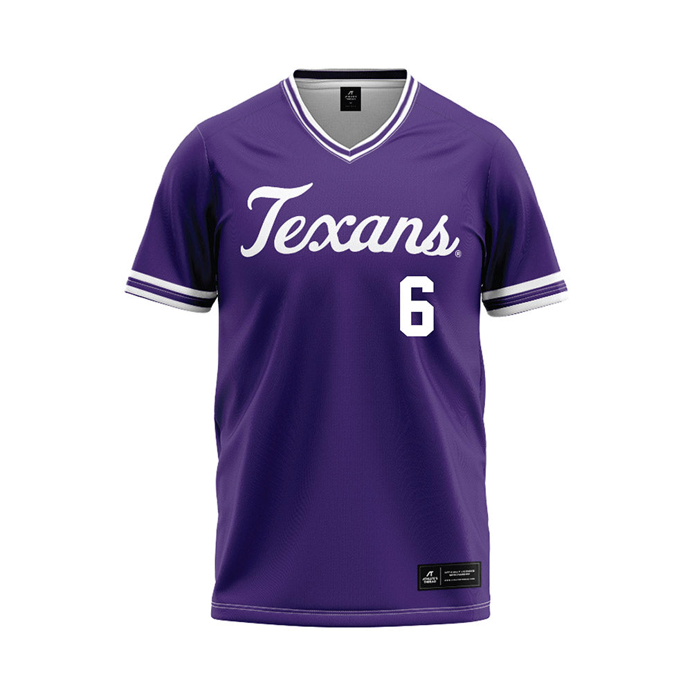 Tarleton State - NCAA Baseball : Carson Lorch - Purple Jersey-0