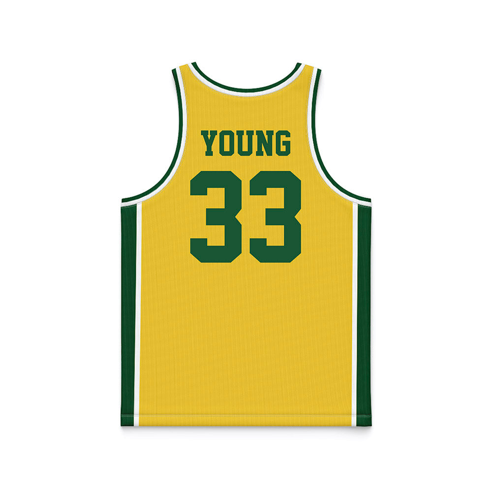 OKBU - NCAA Women's Basketball : Aaliyah Young - Yellow Basketball Jersey-1
