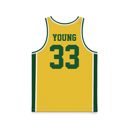 OKBU - NCAA Women's Basketball : Aaliyah Young - Yellow Basketball Jersey-1