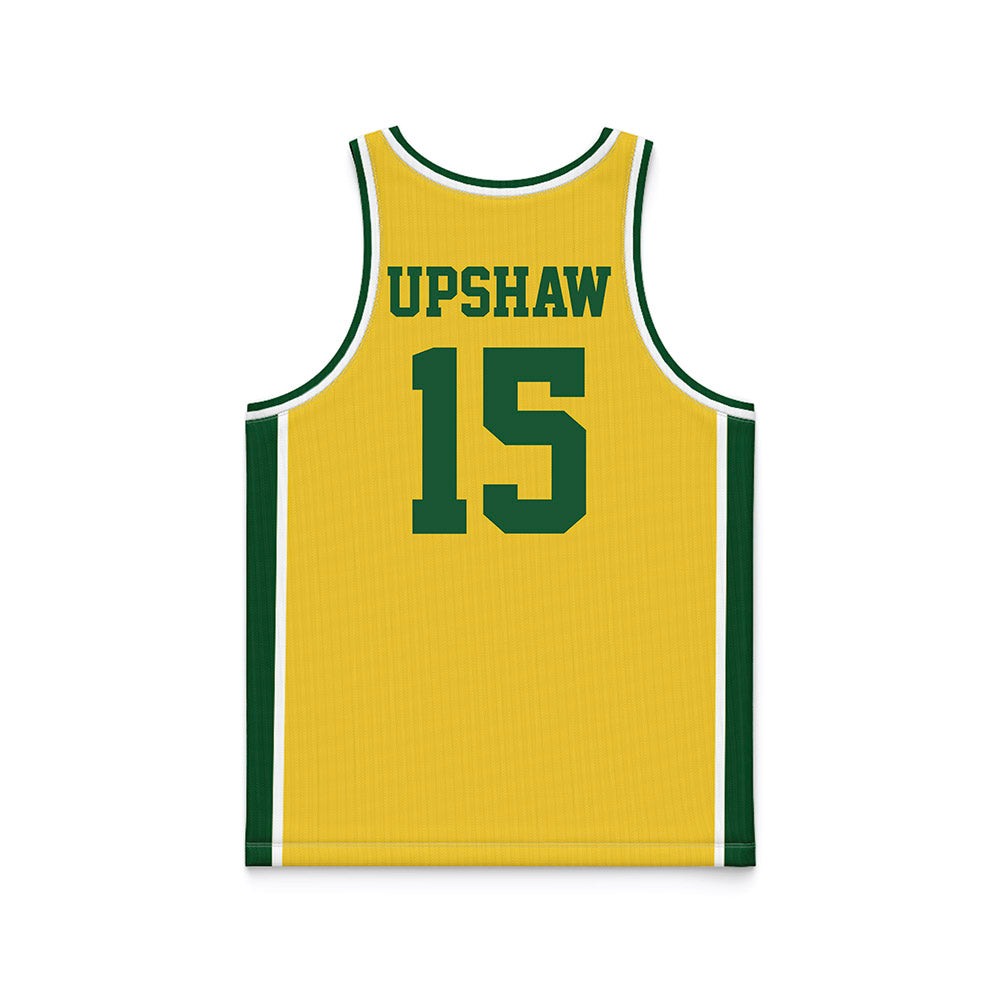OKBU - NCAA Women's Basketball : Macie Upshaw - Yellow Basketball Jersey-1