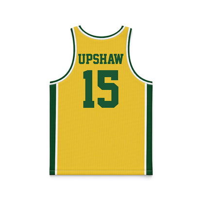 OKBU - NCAA Women's Basketball : Macie Upshaw - Yellow Basketball Jersey-1