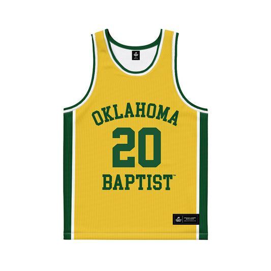 OKBU - NCAA Women's Basketball : Taryn Cottrell - Yellow Basketball Jersey-0