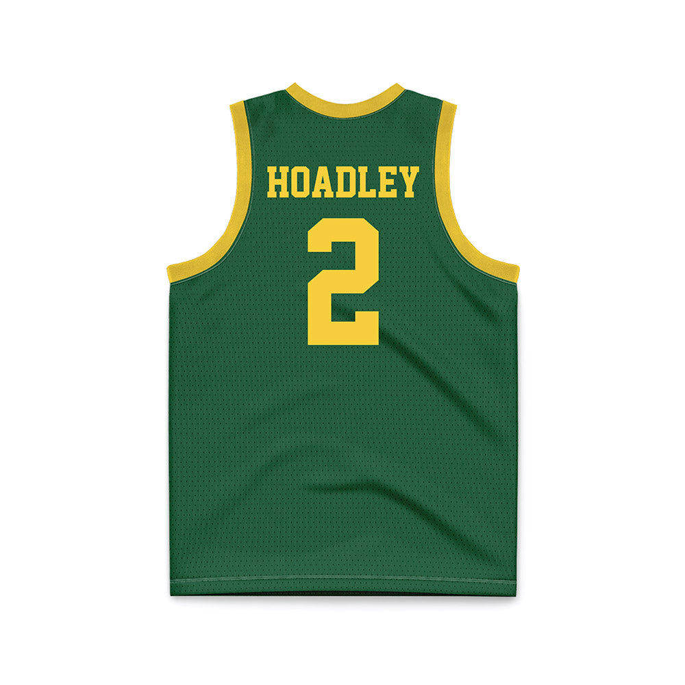 OKBU - NCAA Women's Basketball : Reese Hoadley - Green Basketball Jersey-1