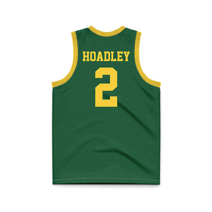 OKBU - NCAA Women's Basketball : Reese Hoadley - Green Basketball Jersey-1