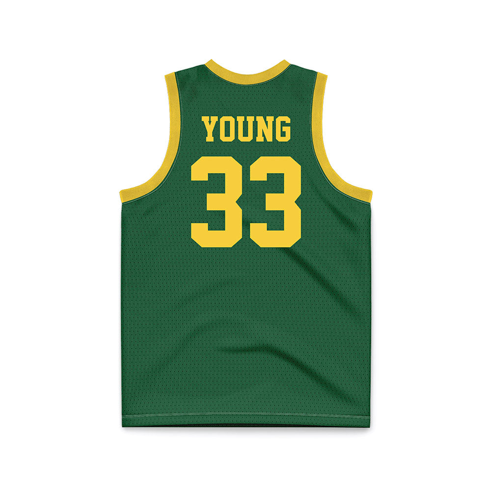 OKBU - NCAA Women's Basketball : Aaliyah Young - Green Basketball Jersey-1