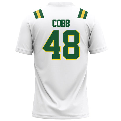 OKBU - NCAA Football : Morgan Cobb - White Football Jersey-1