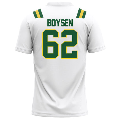 OKBU - NCAA Football : Robert Boysen - White Football Jersey-1
