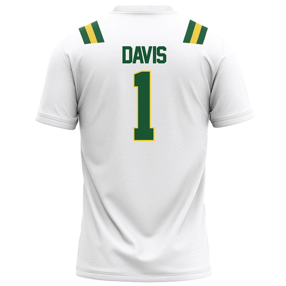 OKBU - NCAA Football : Xavier Davis - White Football Jersey-1