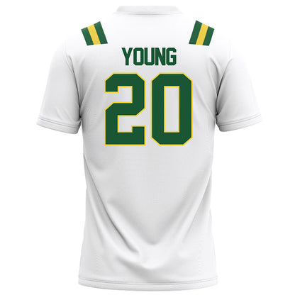 OKBU - NCAA Football : Xzavier Young - White Football Jersey-1