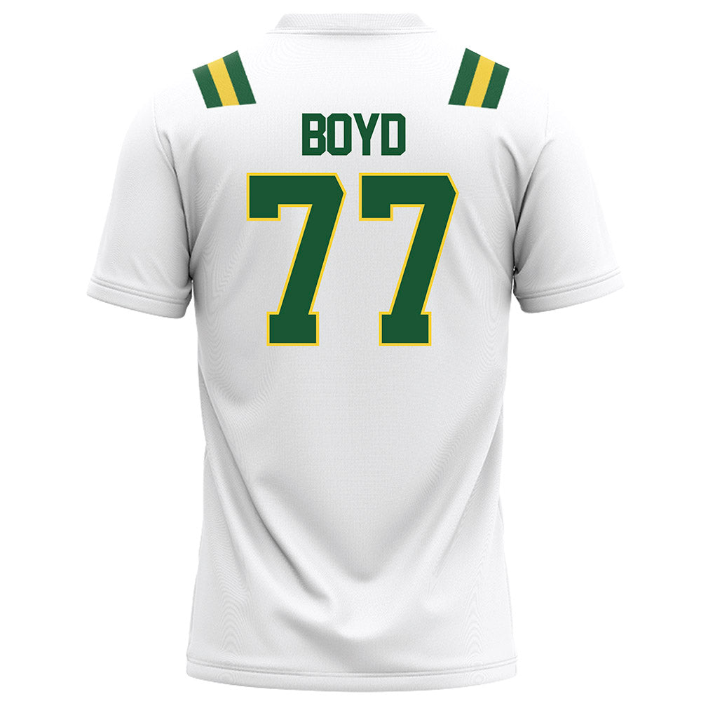 OKBU - NCAA Football : Carter Boyd - White Football Jersey-1