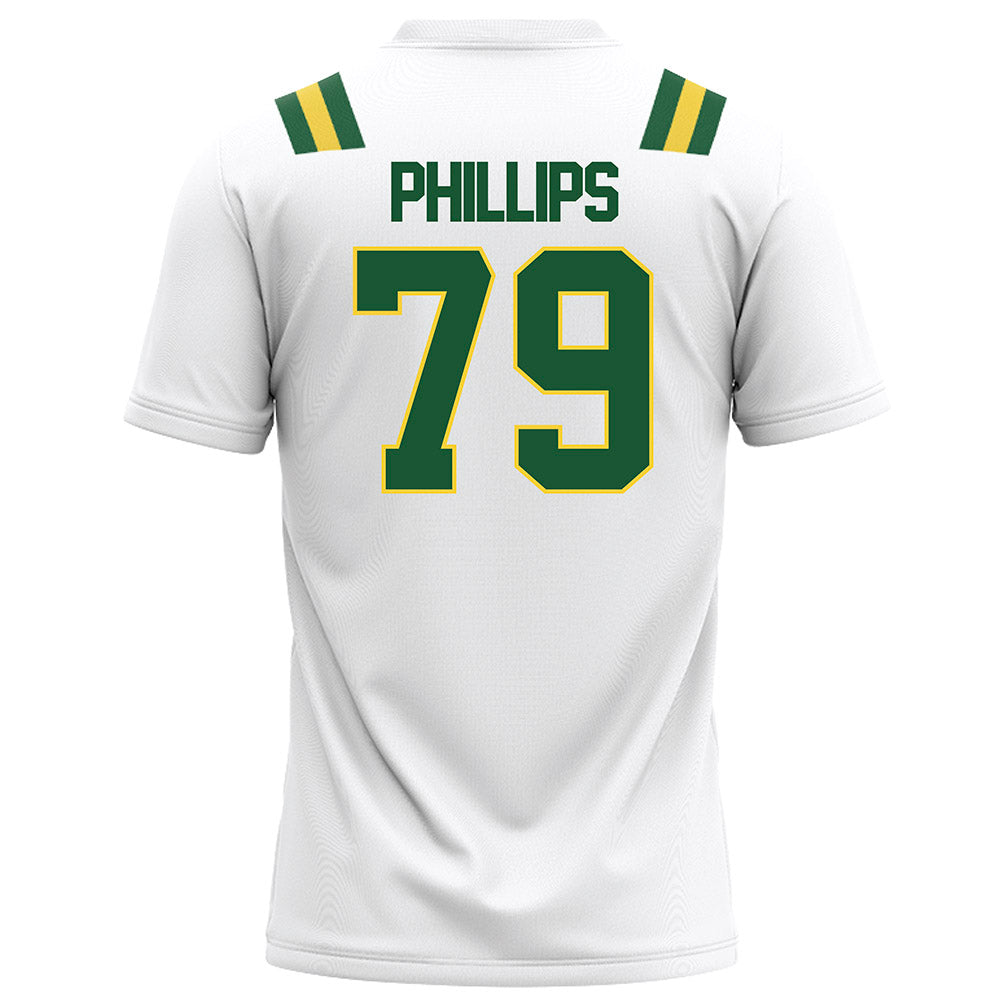 OKBU - NCAA Football : Brady Phillips - White Football Jersey-1