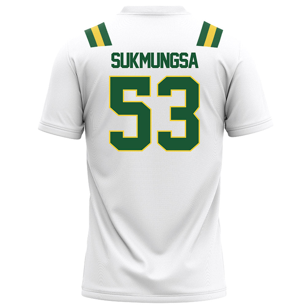 OKBU - NCAA Football : Andrew Sukmungsa - White Football Jersey-1