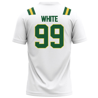 OKBU - NCAA Football : Jaden White - White Football Jersey-1