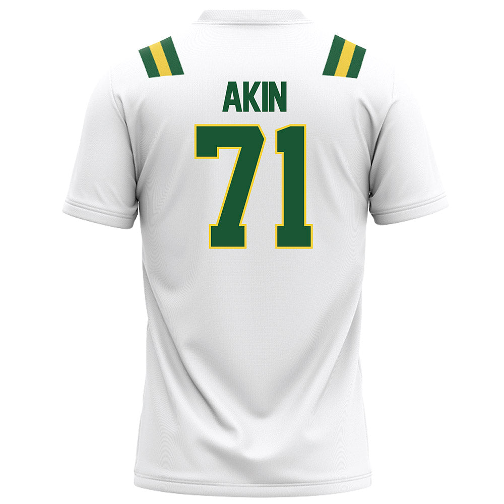 OKBU - NCAA Football : Owen Akin - White Football Jersey-1