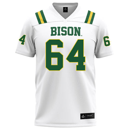 OKBU - NCAA Football : Graham Hill - White Football Jersey-0