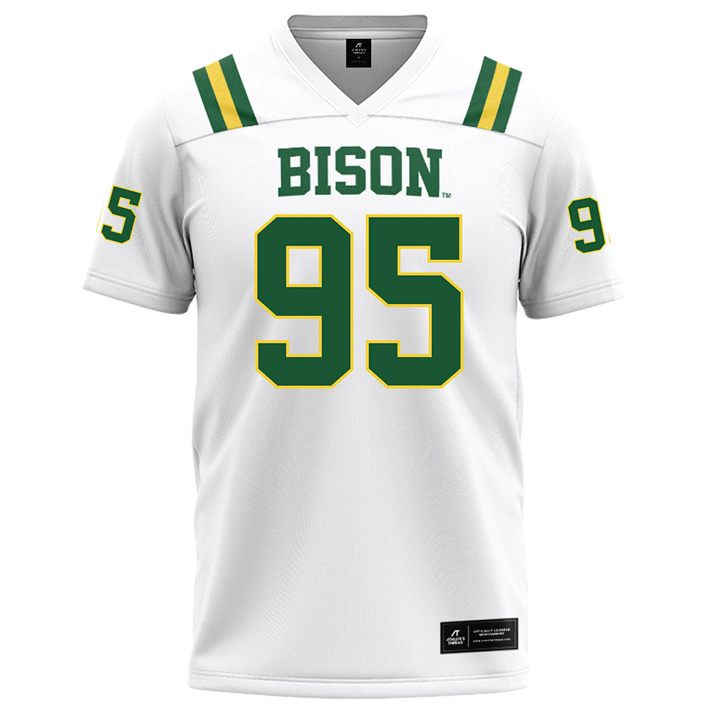 OKBU - NCAA Football : Morgan Cobb - White Football Jersey-0